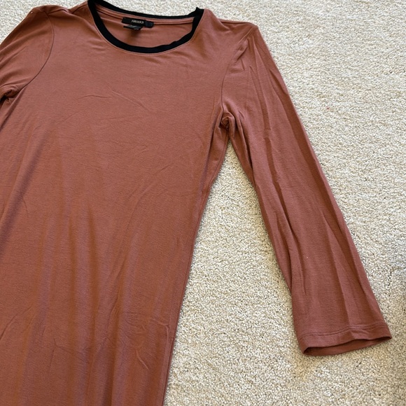 LONGSLEEVE MID MAXI DRESS - Picture 4 of 7